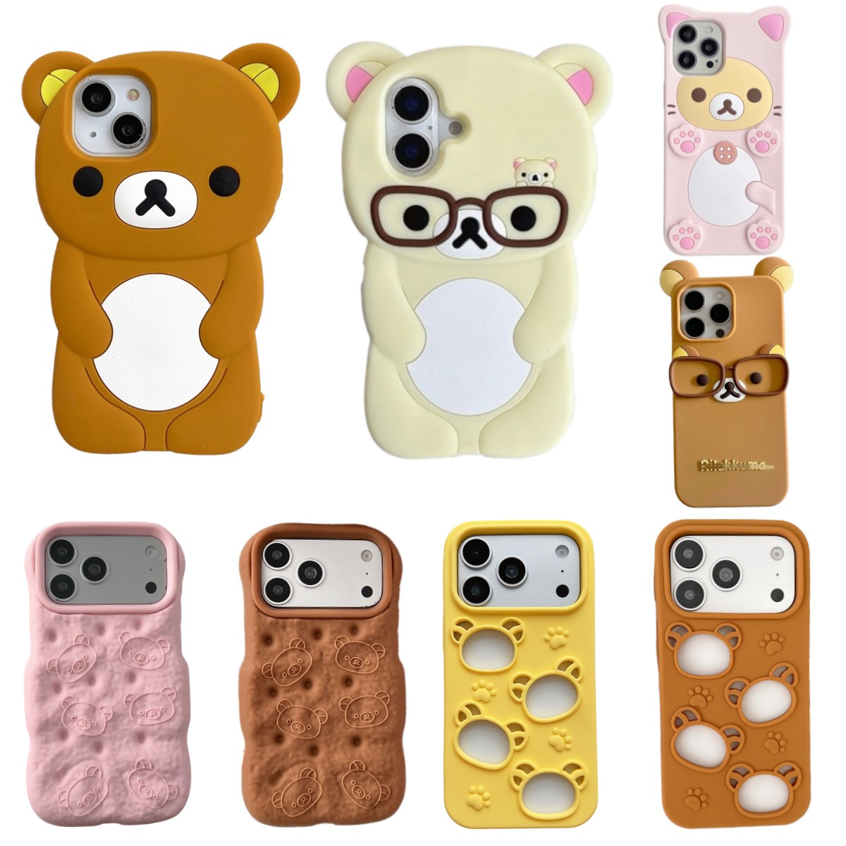 Phone Cases Popular - So süße 3D-Cartoon-Teddybär-Handyhülle für iPhone 17
