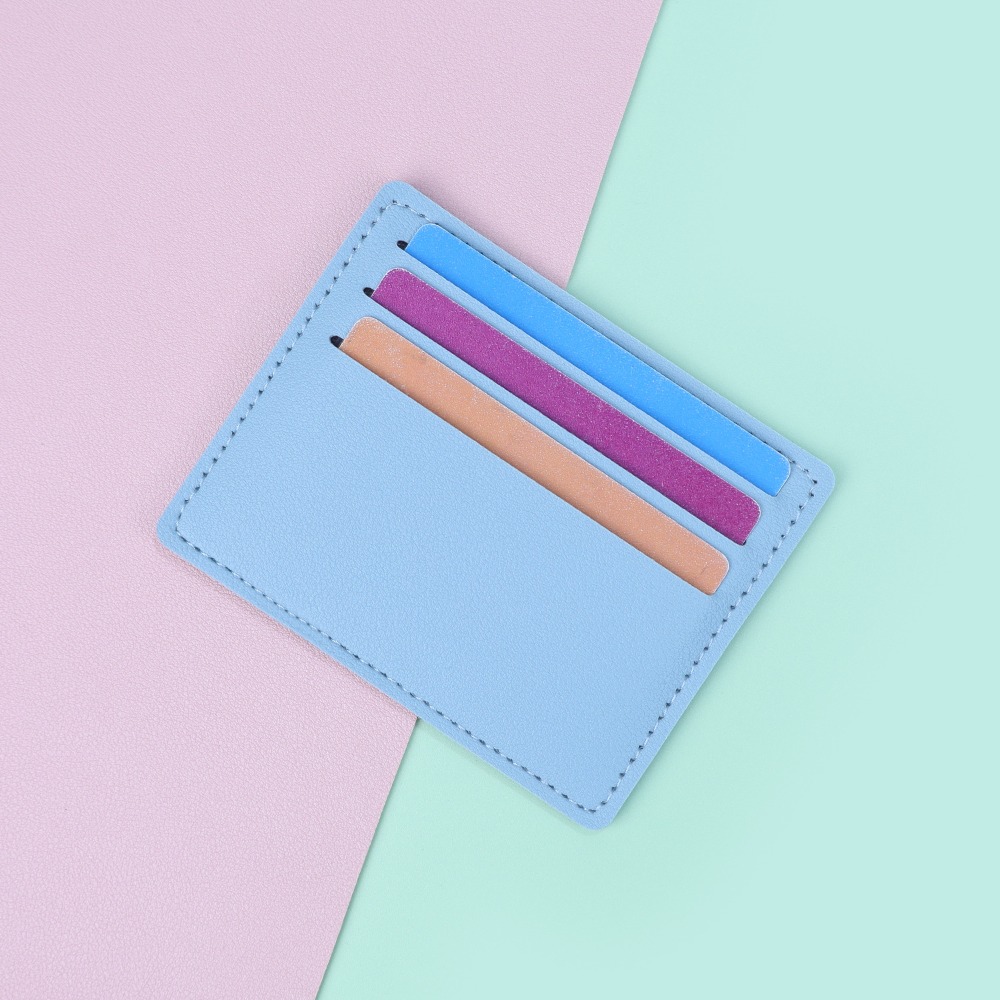 Slim Card Slot Case - Neuer PU-Leder Kartenhalter in 5 Farben