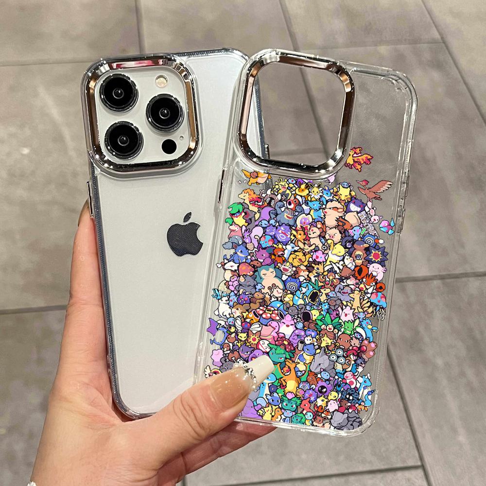 Cute Anime Case - Niedliche Cartoon P-Pokemon Sammler-Handyhülle für iPhone