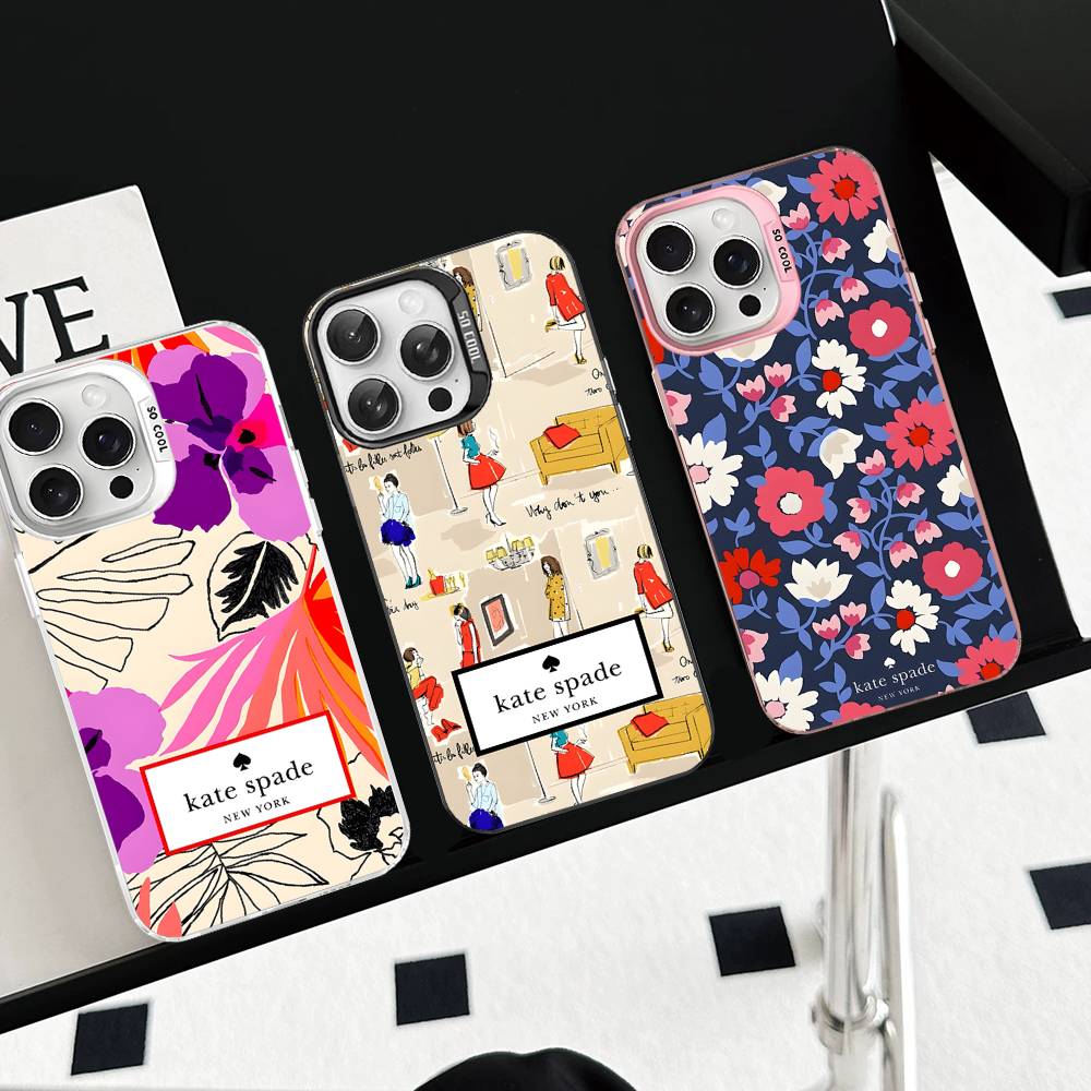 Phone Cases Kate Spade - K-Kate S-Spade Modische Handyhülle in Silberfarbe