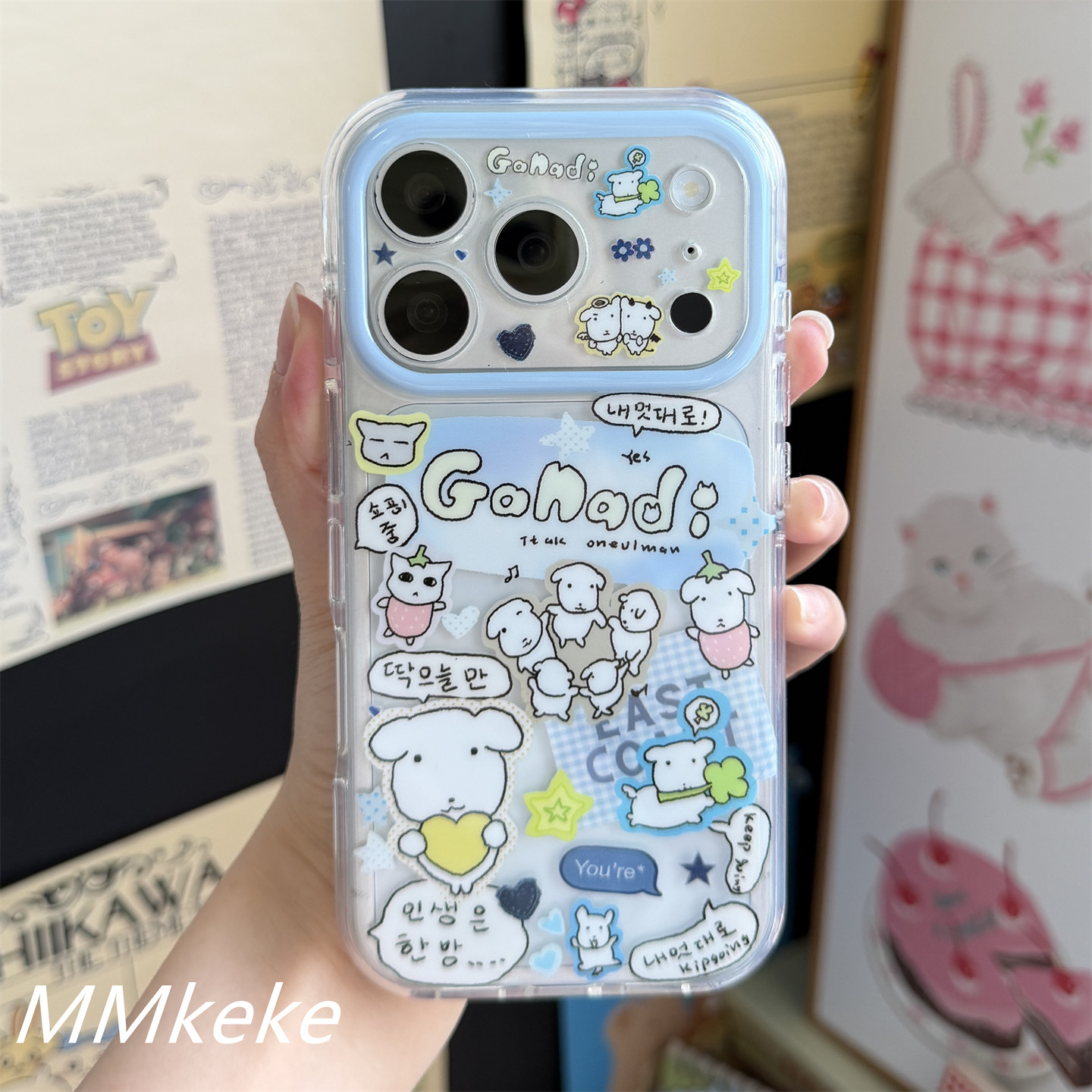 Phone Cases Cool Girl - Korea Ins Big Head Puppy Line
