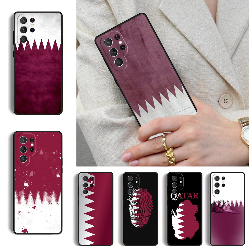 Phone Cases Qatar - Katar-Flagge Nationalflagge Handyhülle für Samsung Galaxy