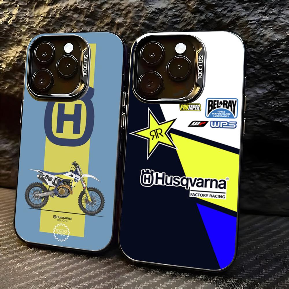 Phone Cases Amazon - Motorrad H-Husqvarnaes-S Handyhülle für lMDColor Silberne