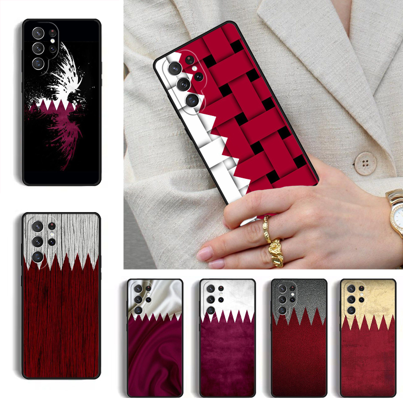 Phone Cases Qatar - Katar-Flagge Nationalflagge Handyhülle für Samsung Galaxy