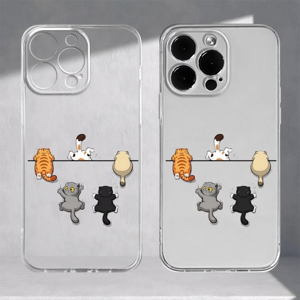 Phone Cases Mous - Süße Katzenmuster-Handyhülle für iPhone 11 12