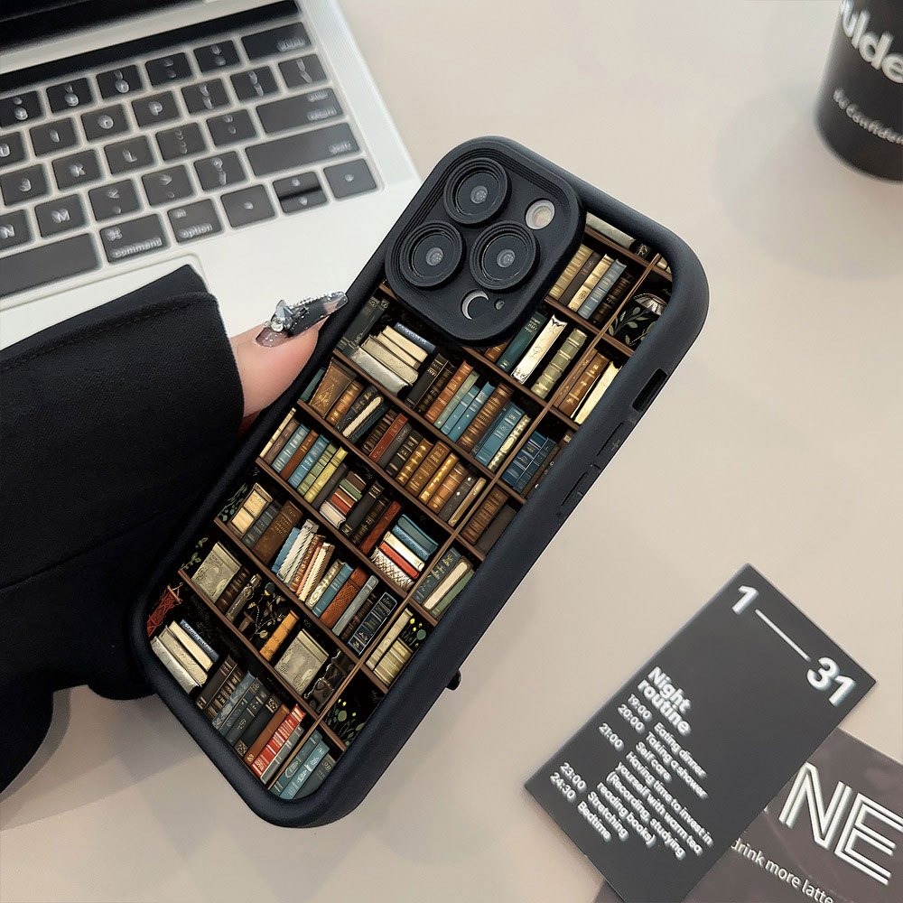Phone Cases Otterbox - Bücherregal-Design Handyhülle für iPhone 17 11