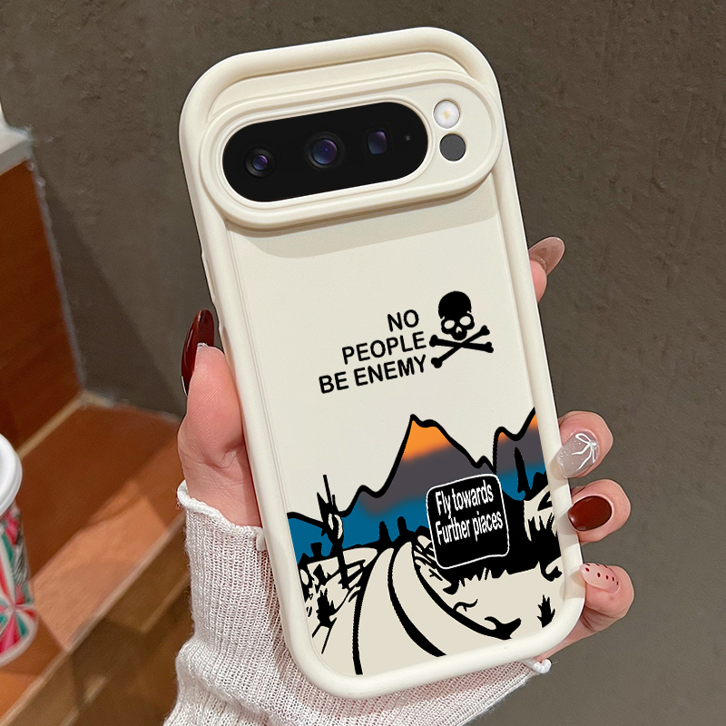 Phone Cases Google Pixel 10 Pro - Handyhülle mit Bergstraßenmuster für Google Pixel