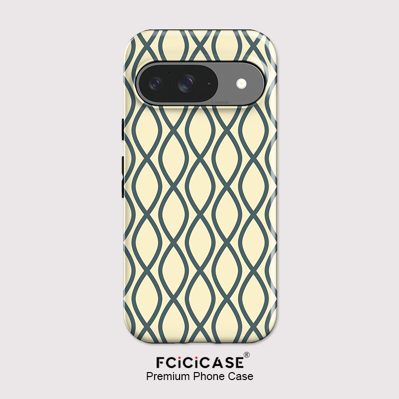 Phone Cases Google Pixel 10 Pro - Fcicicase Modische Streifen-Print Handyhülle für Google