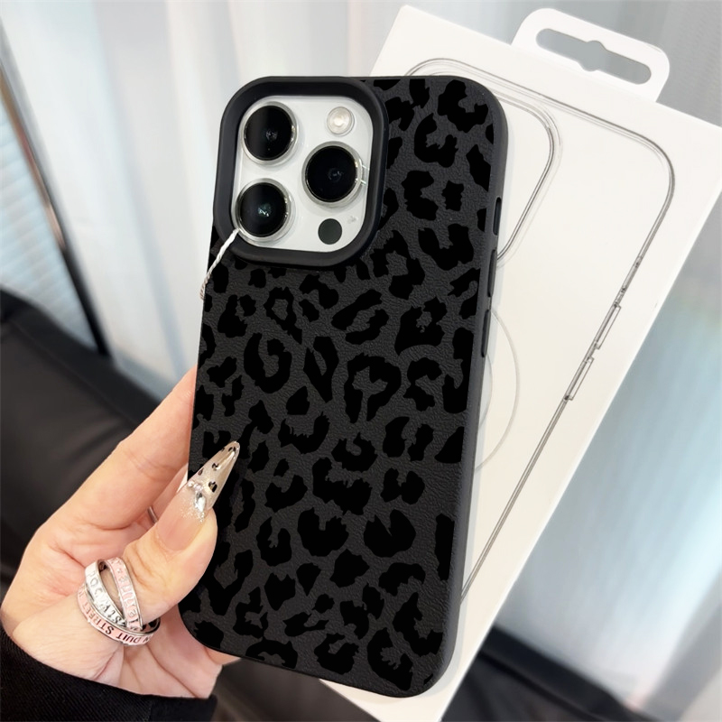 Phone Cases Leopard Print - Silikonhüllen für iPhone 17 15 14