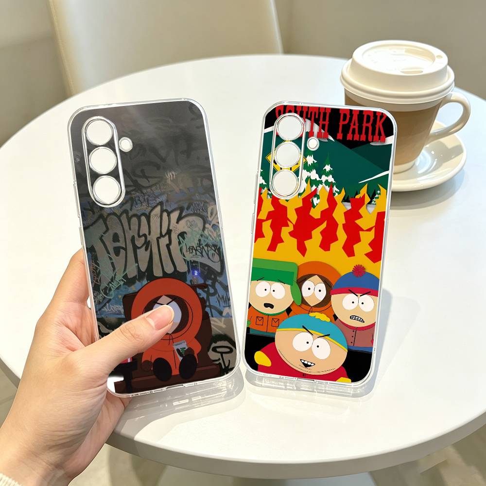 Phone Cases Quotes - S-South P-Park Handyhülle für SamsungA10,12,20,21S,30,31,40,50,51,52,70,71 Transparente
