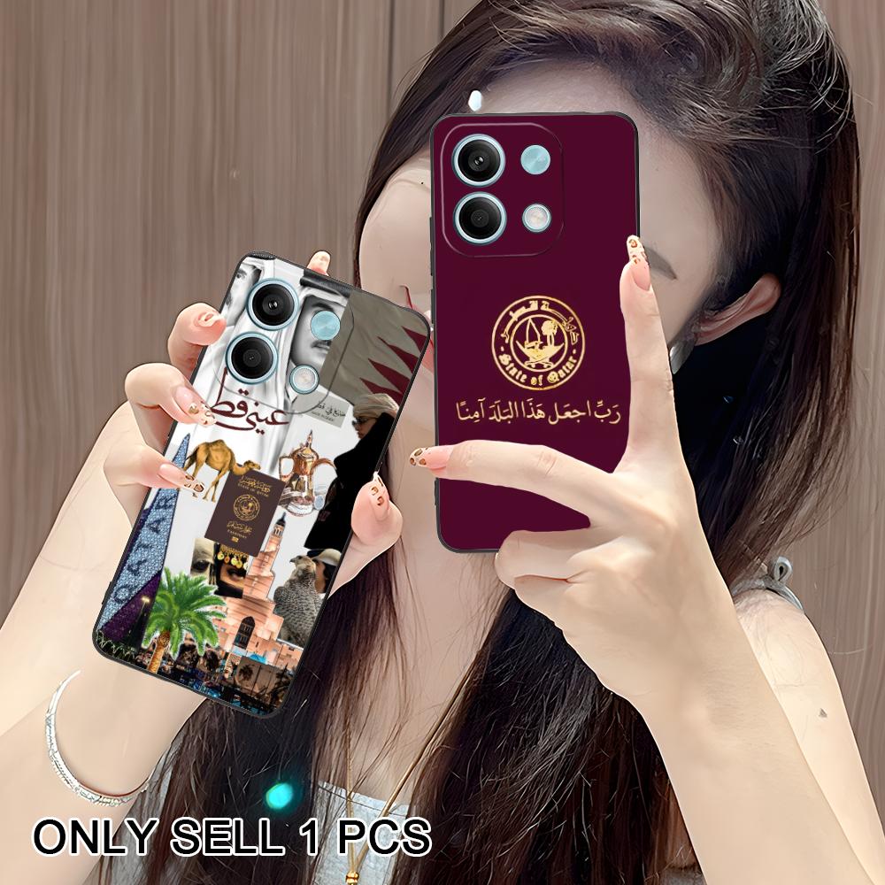 Phone Cases Qatar - Katar-Flagge Matte TPU Handyhülle für POCO