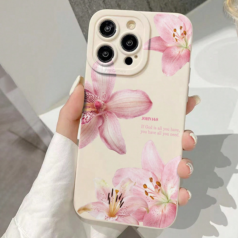 Blaue Blumenmuster-Silikon-INS – Phone Cases Otterbox Bewertung und Preis