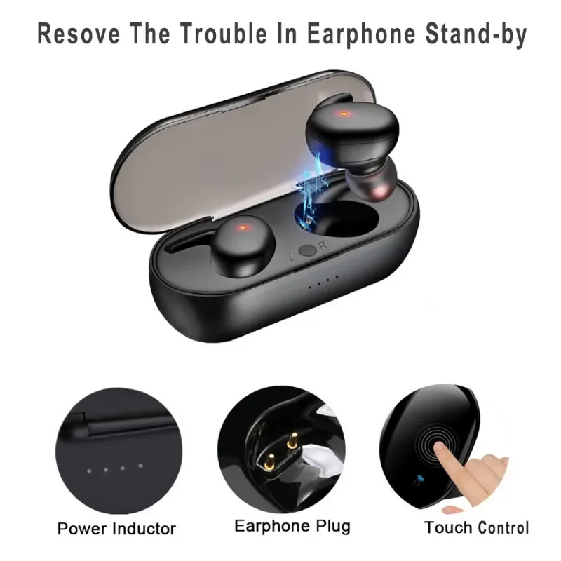Y30 TWS Bluetooth-Kopfhörer 5. – Phone Cases Pk Bewertung und Preis