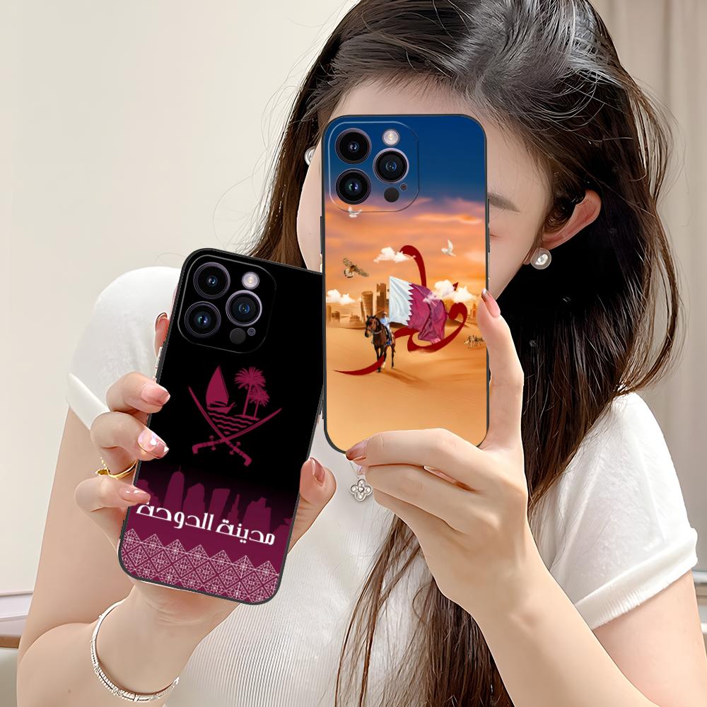 Katar-Flagge Handyhülle für iP – Phone Cases Qatar Bewertung und Preis