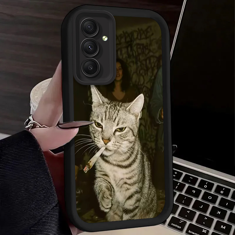 Trendige Katzen-Raucher-Handyh – Phone Cases For Samsung A14 Bewertung und Preis