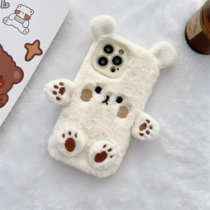 Koreanische 3D Cartoon Bär Fla – Phone Cases For Iphone 15 Bewertung und Preis