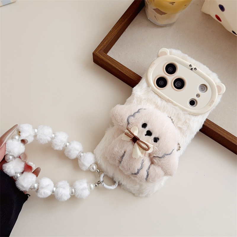 3D-Cartoon-Bowknot-Welpen-warm – Phone Cases For Iphone 15 Bewertung und Preis