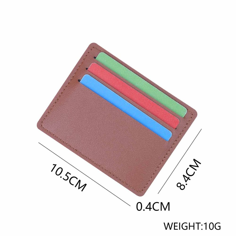 Neuer PU-Leder Kartenhalter in – Slim Card Slot Case Bewertung und Preis