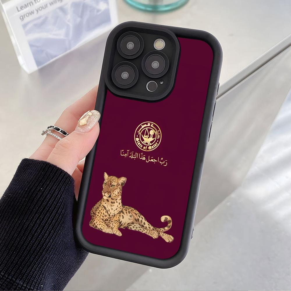 Katar-Flagge Verdickte TPU Han – Phone Cases Qatar Bewertung und Preis
