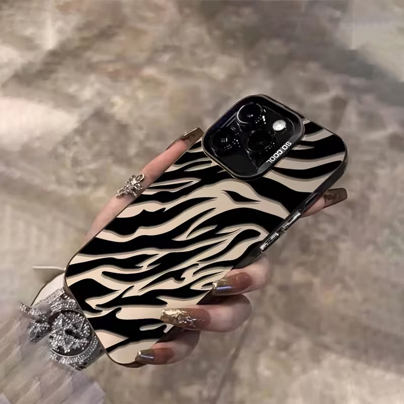 Zebra-Muster Schwarze Fortschr – Phone Cases For Iphone 15 Bewertung und Preis