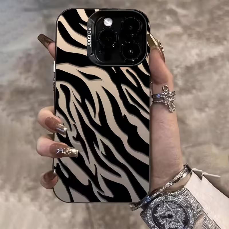 Zebra-Muster Schwarze Fortschr – Phone Cases For Iphone 15 Bewertung und Preis