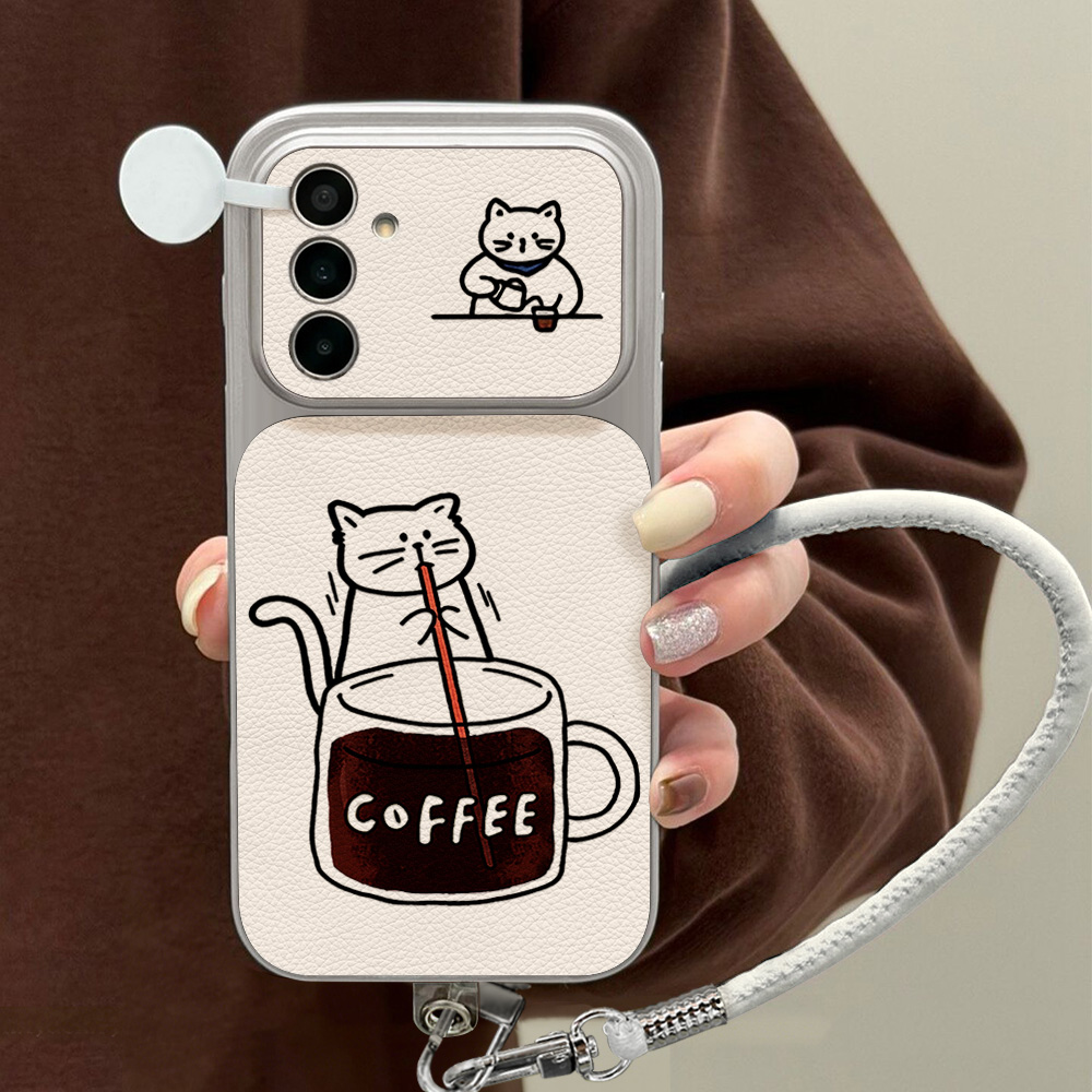 Kaffee-Süße-Katzen-Handyhülle  – Phone Cases For Samsung A14 Bewertung und Preis