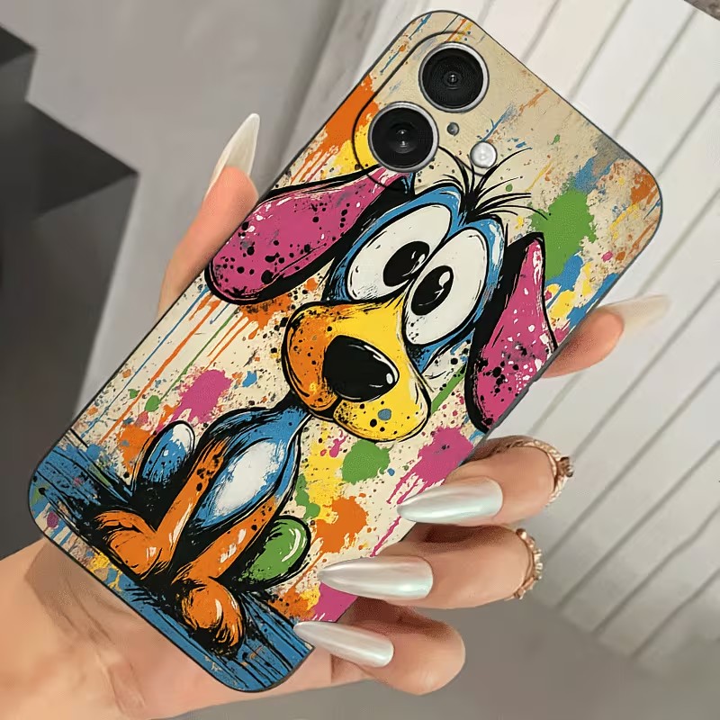 Graffiti-Farbige Welpen-TPU-Ha – Phone Cases Otterbox Bewertung und Preis
