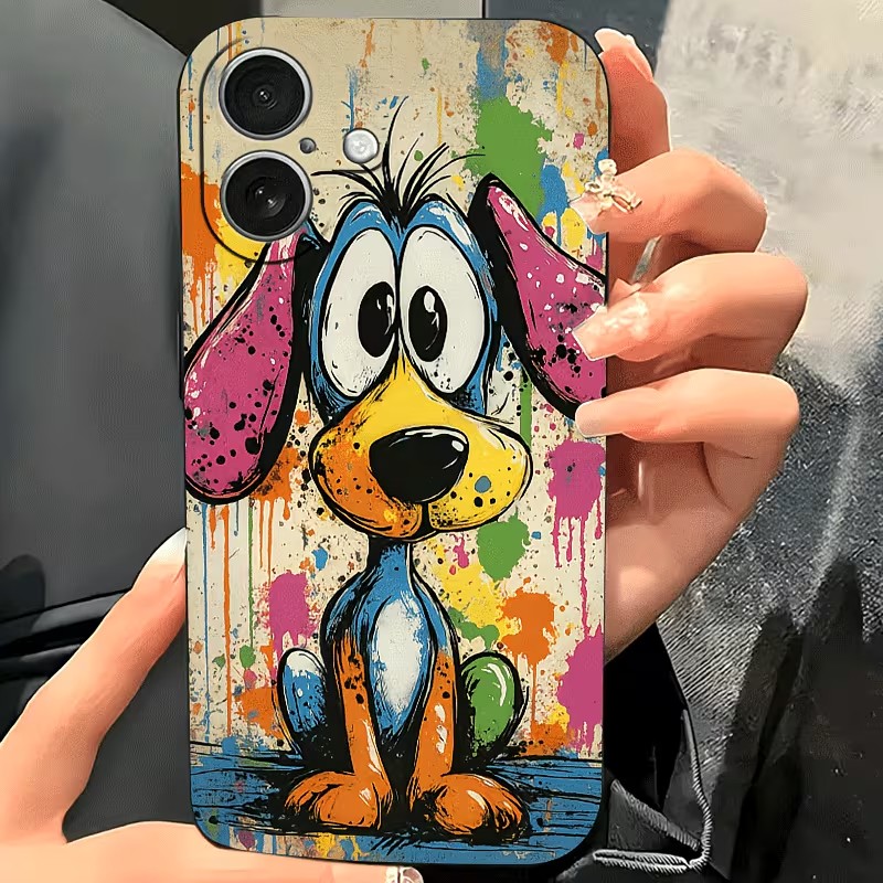 Graffiti-Farbige Welpen-TPU-Ha – Phone Cases Otterbox Bewertung und Preis