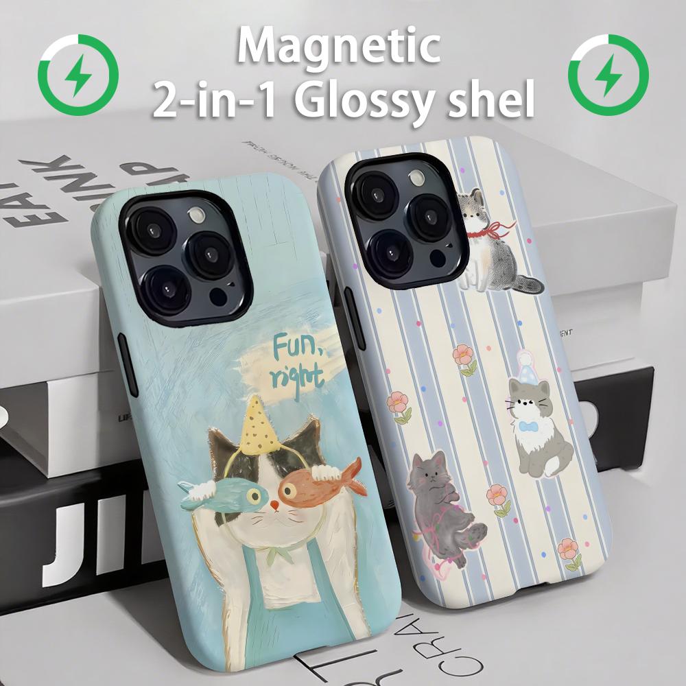 Niedliche Katzen und Hunde Han – Phone Cases For Iphone 15 Bewertung und Preis