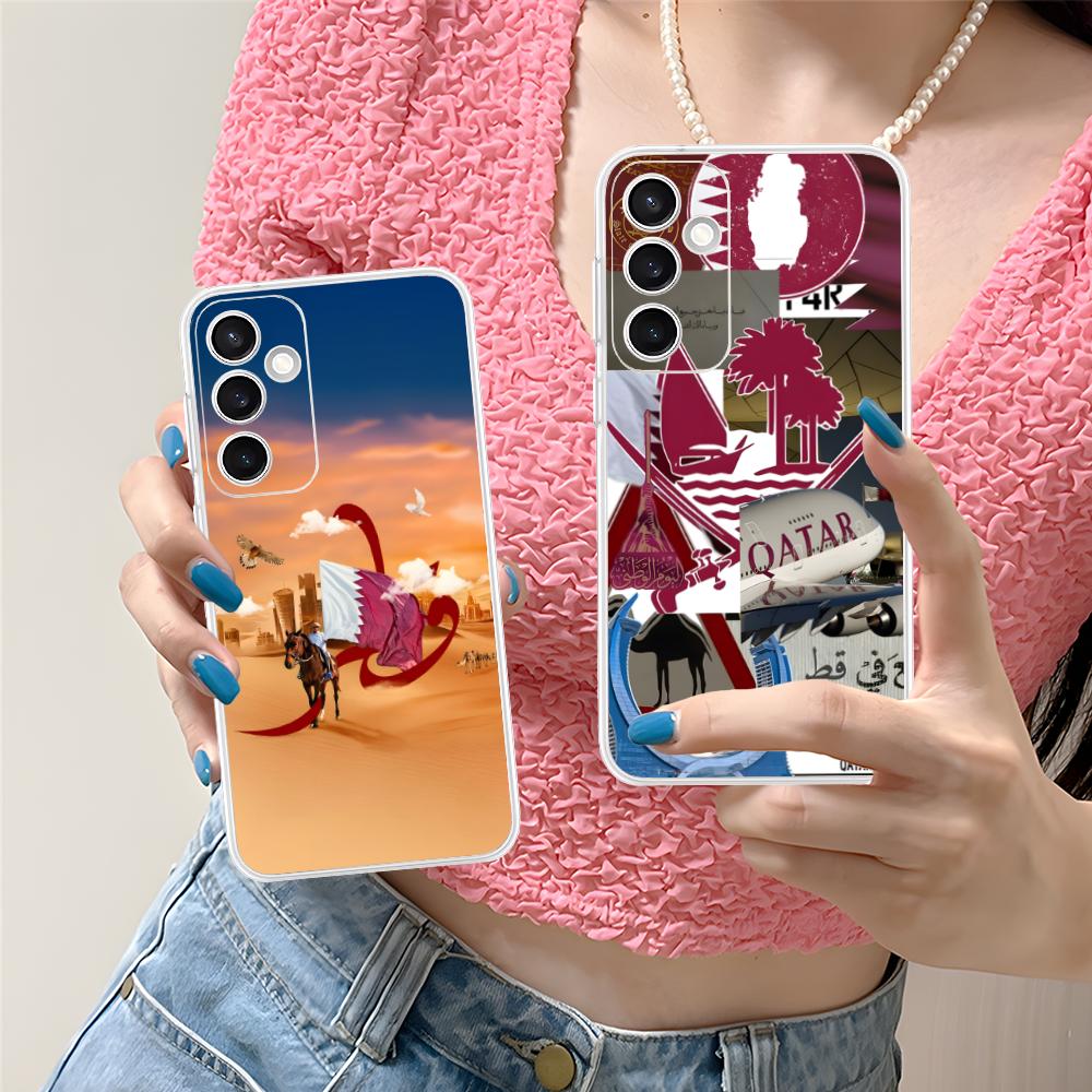 Katar-Flagge Transparente Hand – Phone Cases Qatar Bewertung und Preis