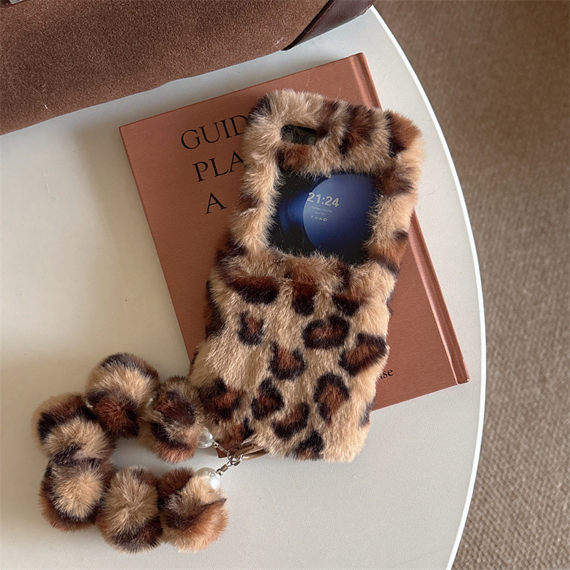 Mode Leopard Print Flauschigen – Phone Cases Leopard Print Bewertung und Preis