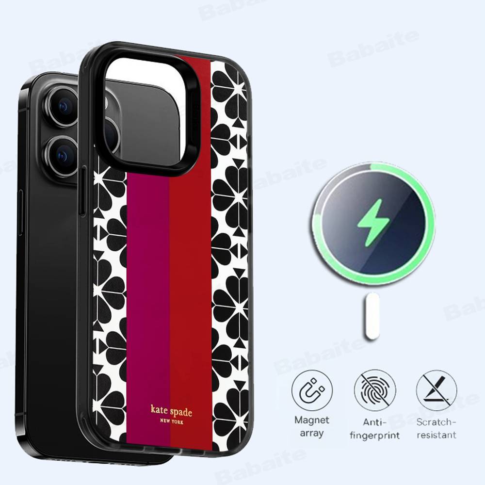 K-Kate S-Spade Blumen Magnetis – Phone Cases Kate Spade Bewertung und Preis