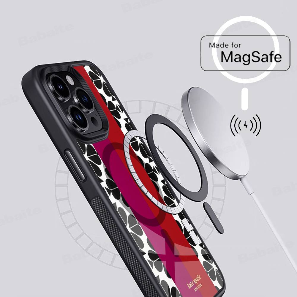 K-Kate S-Spade Blumen Magnetis – Phone Cases Kate Spade Bewertung und Preis
