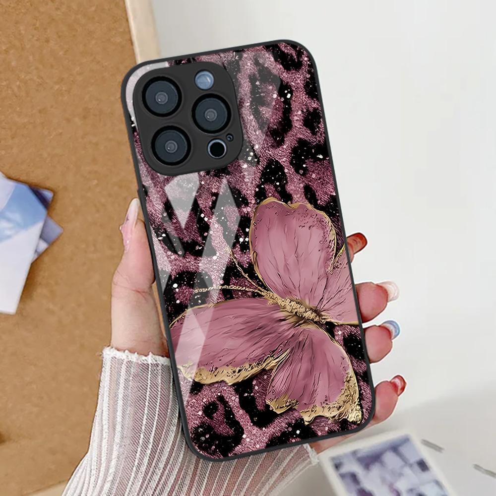 Schmetterlings-Leoparden-Druck – Phone Cases Leopard Print Bewertung und Preis