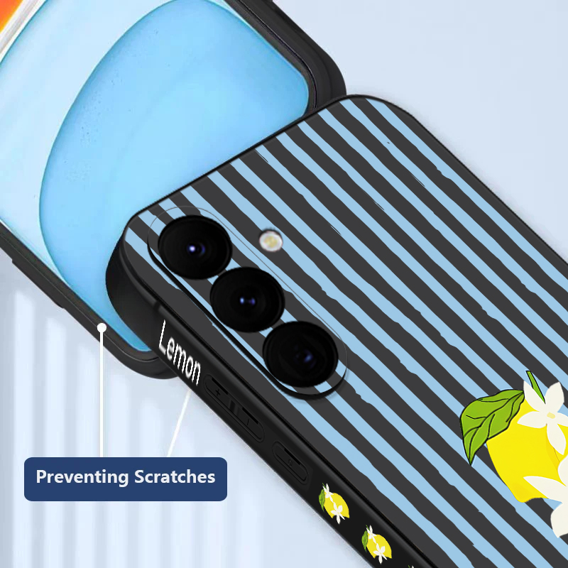 Gestreifte Zitronen-Print TPU  – Phone Cases Galaxy A16 5G Bewertung und Preis