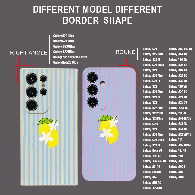 Gestreifte Zitronen-Print TPU  – Phone Cases Galaxy A16 5G Bewertung und Preis