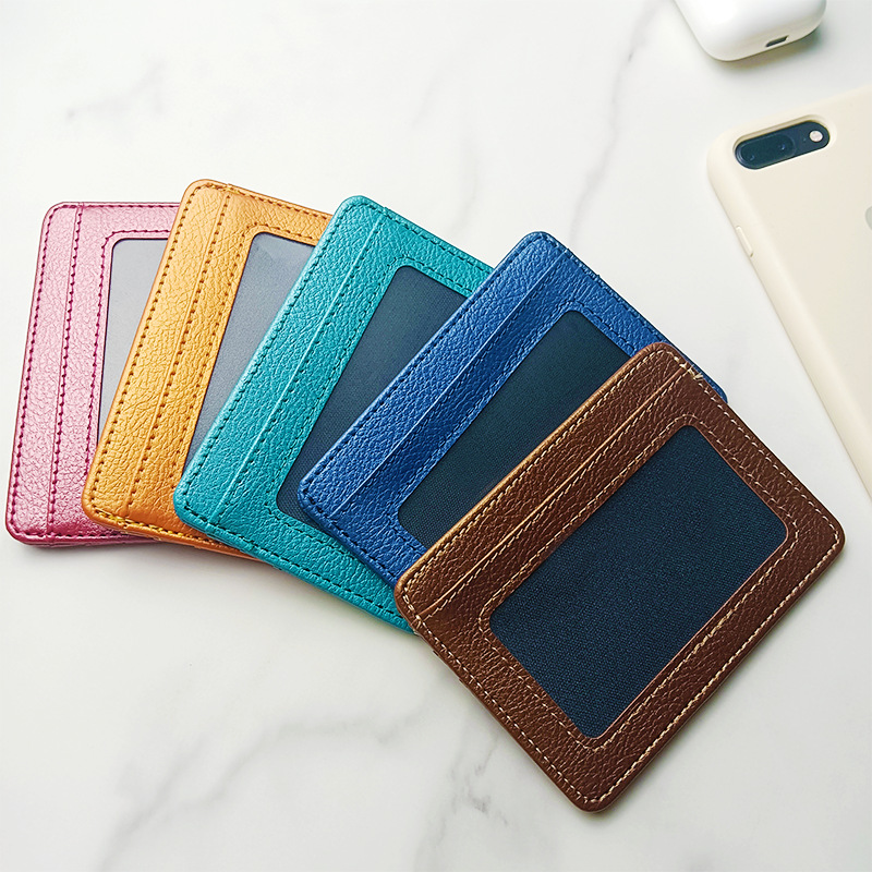 Dünne PU-Leder-Mini-Geldbörse, – Slim Card Slot Case Bewertung und Preis