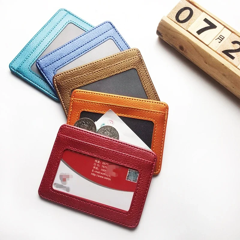 Dünne PU-Leder-Mini-Geldbörse, – Slim Card Slot Case Bewertung und Preis