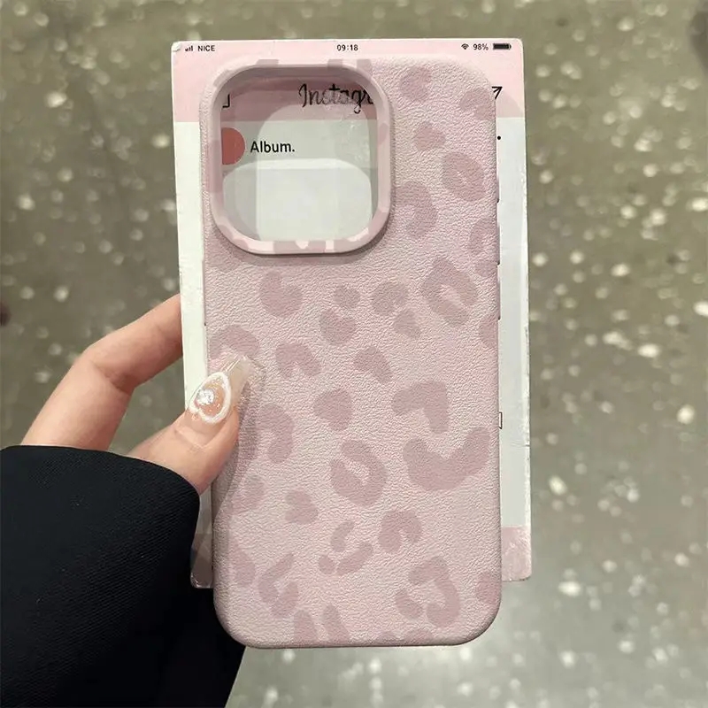 Rosa Leopardenmuster Lichee Mu – Phone Cases Leopard Print Bewertung und Preis