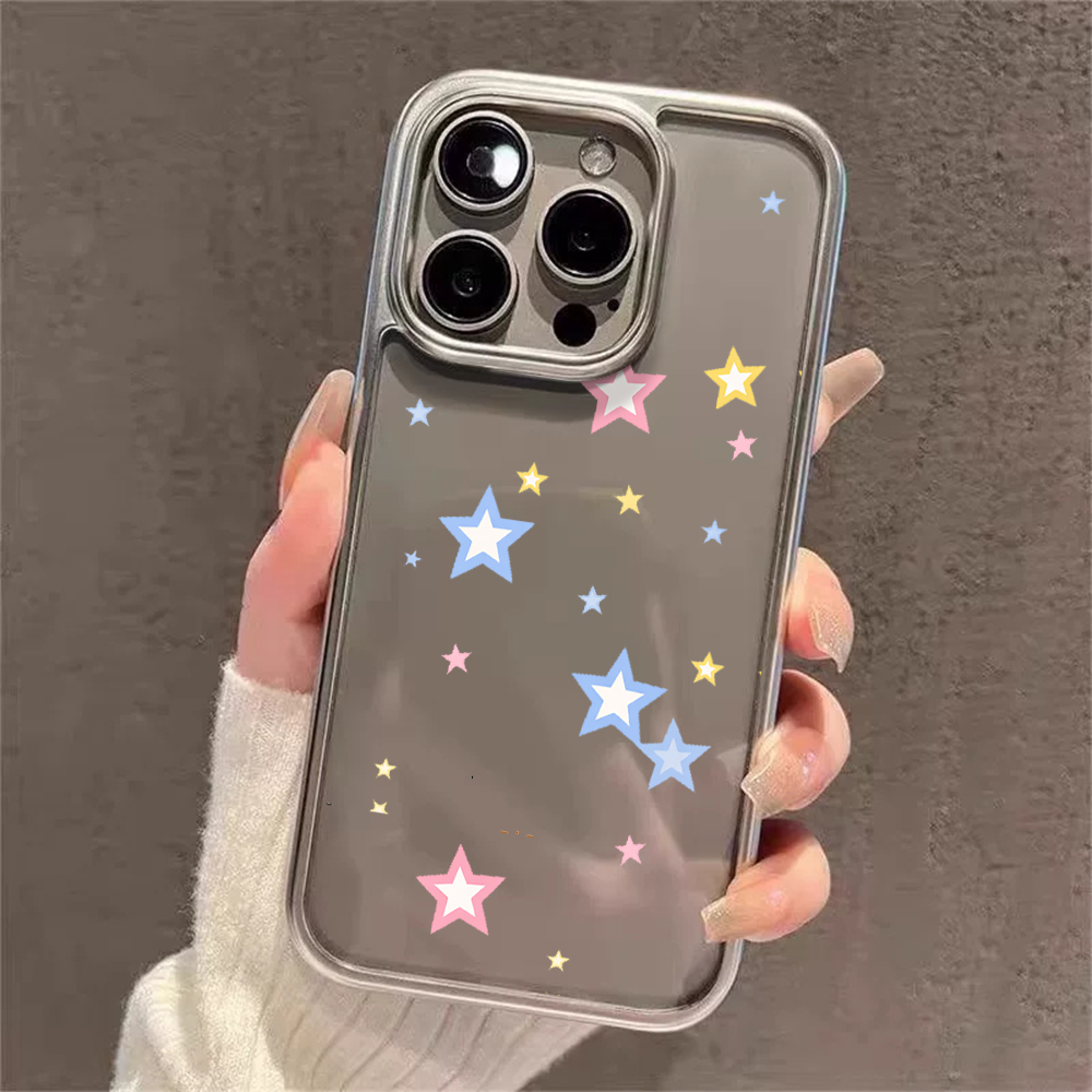 Y2K Stars Fashion Clear Cases  – Phone Cases Popular Bewertung und Preis