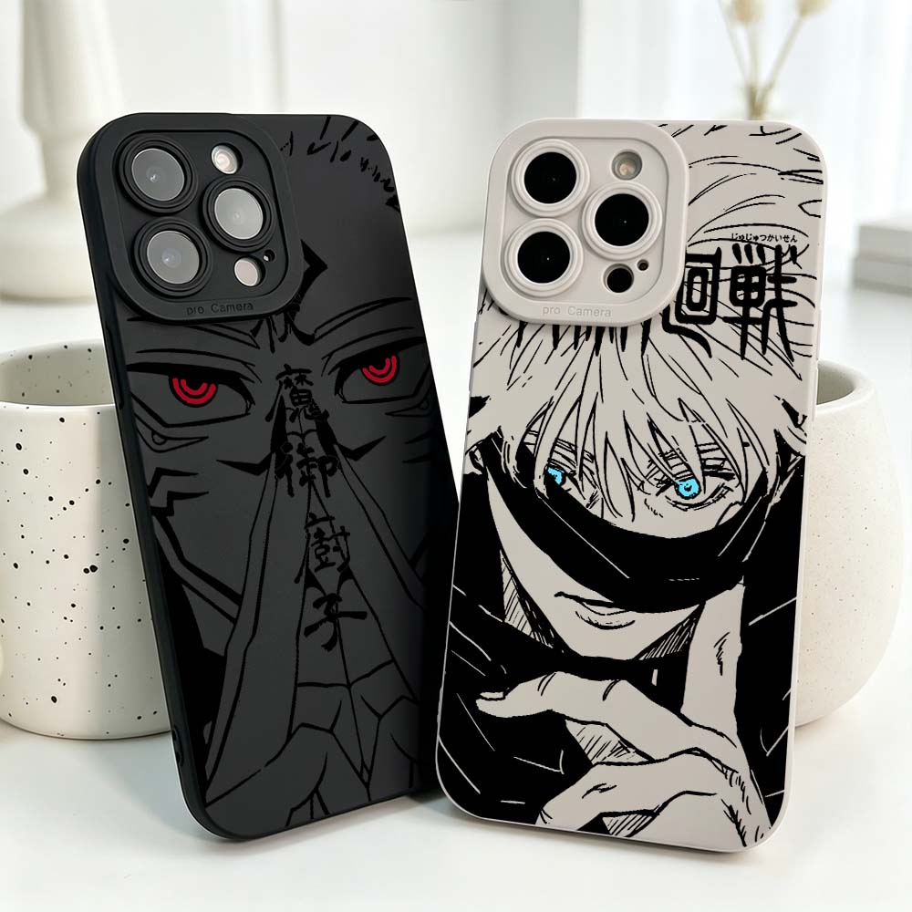 Anime Jujutsu Kaisen Coole Sil – Phone Cases Xr Iphone Bewertung und Preis