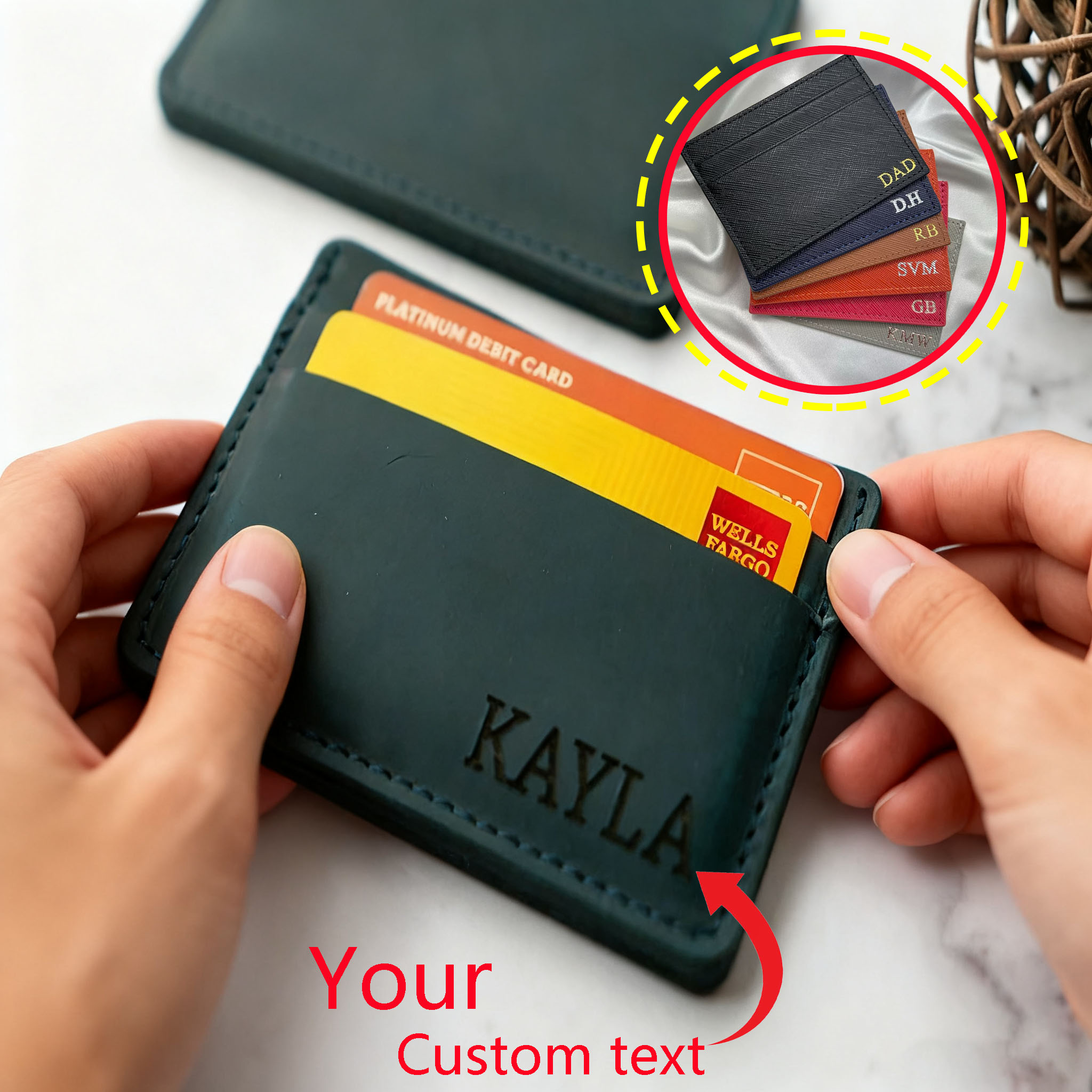 Benutzerdefiniertes High-End-L – Slim Card Slot Case Bewertung und Preis