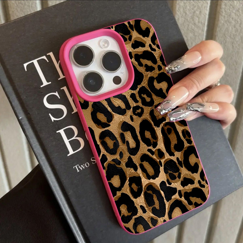INS Braun Leopardenmuster Hand – Phone Cases Leopard Print Bewertung und Preis