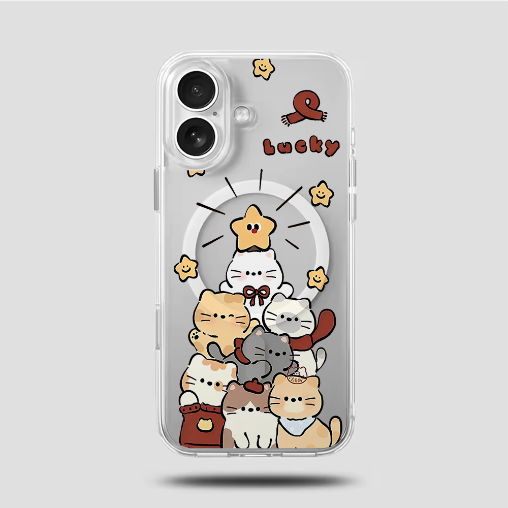 Niedliche Cartoon-Kätzchen-Dru – Phone Cases For Iphone 15 Bewertung und Preis